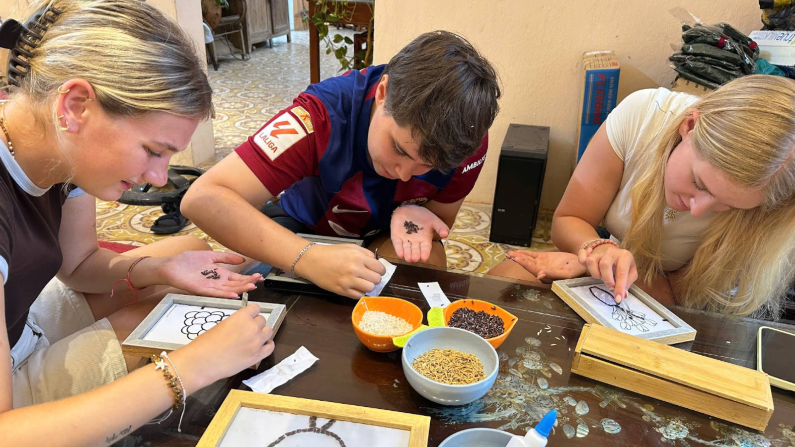 Signature Combo: Rice Painting & Handmade Broom